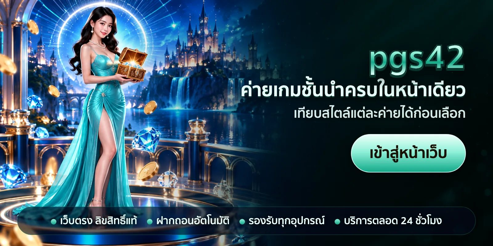 ภาพหัวเรื่องของ pgs42 ชุดที่ 3 — ค่ายเกมชั้นนำครบในหน้าเดียว